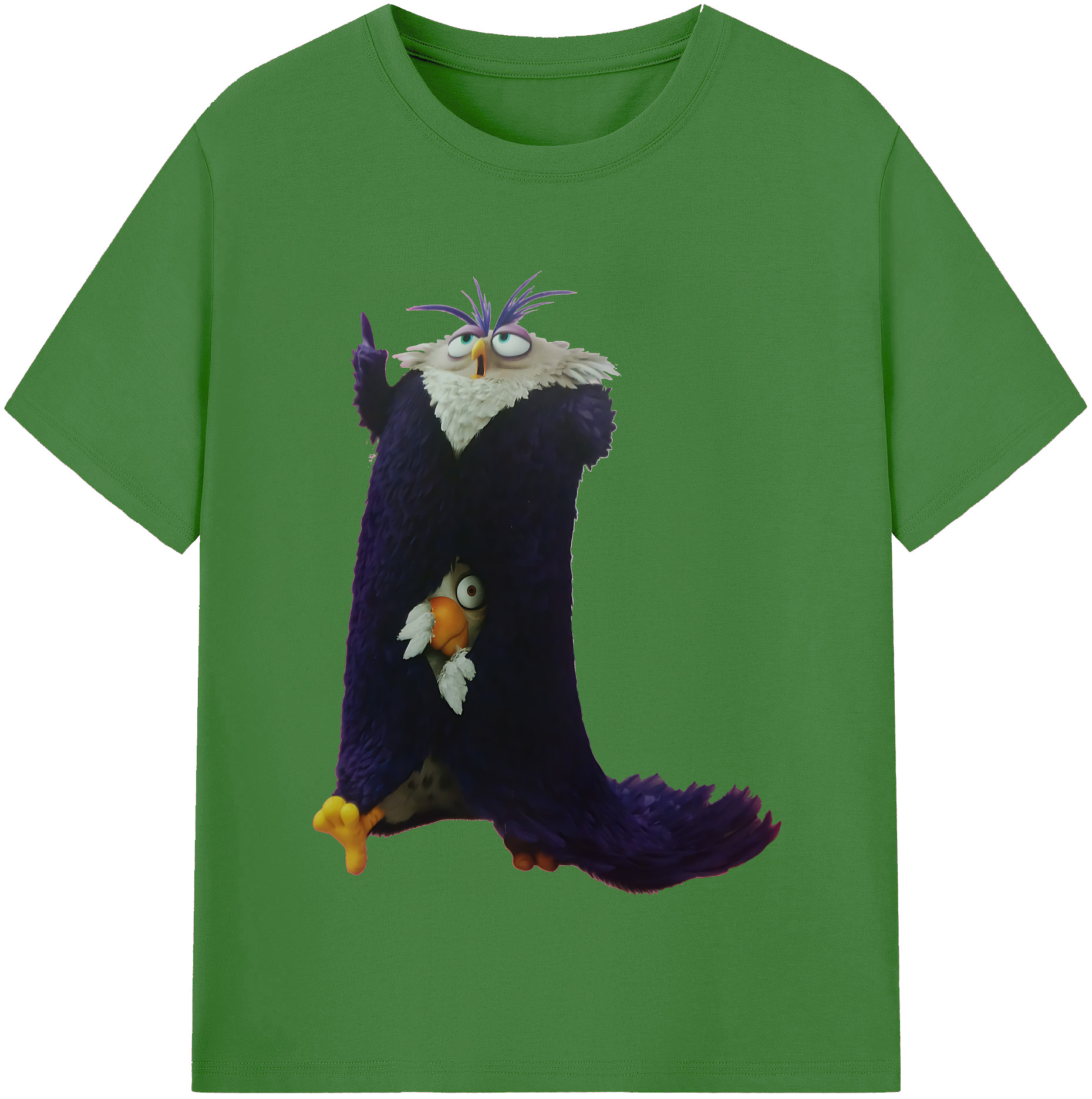 （画像用） Angry Birds アングリーバード レディースカジュアルプリントTシャツ（綿100％）